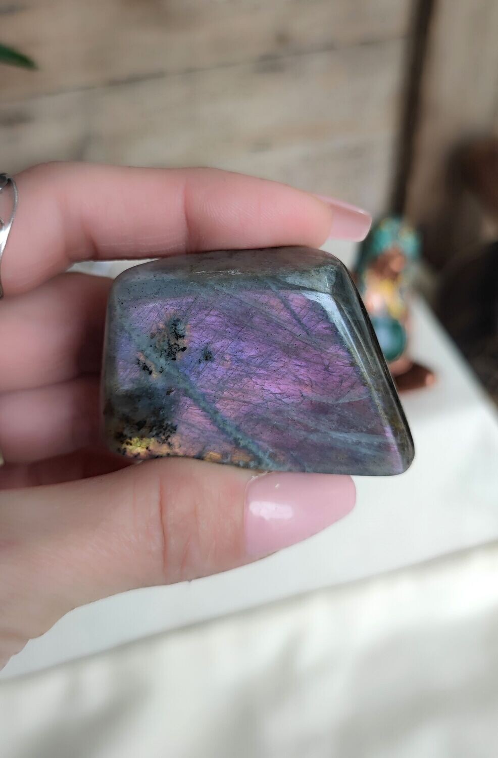 Petit Bloc de Labradorite Violette #4 - 82g