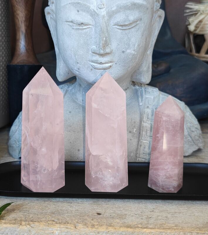 Tour de Quartz Rose - Qualité Extra (au choix)