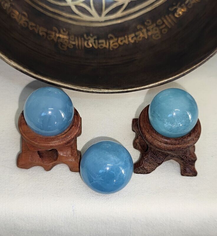 Sphère d'Aigue Marine (au choix)