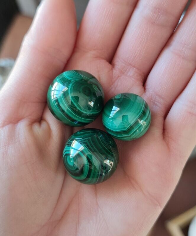 Mini Sphère de Malachite (au choix) - Qualité Extra