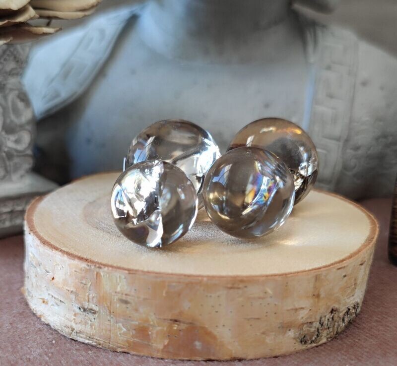 Mini Sphère de Quartz Fumé (au choix)