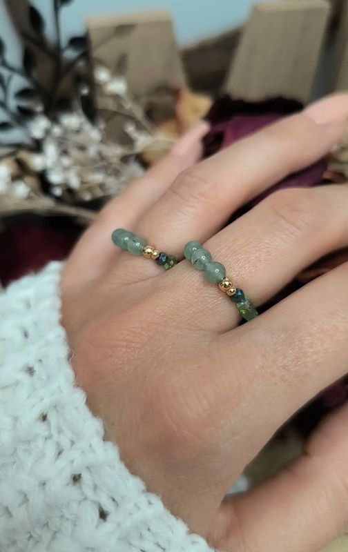 Bague "Perséide" en Aventurine