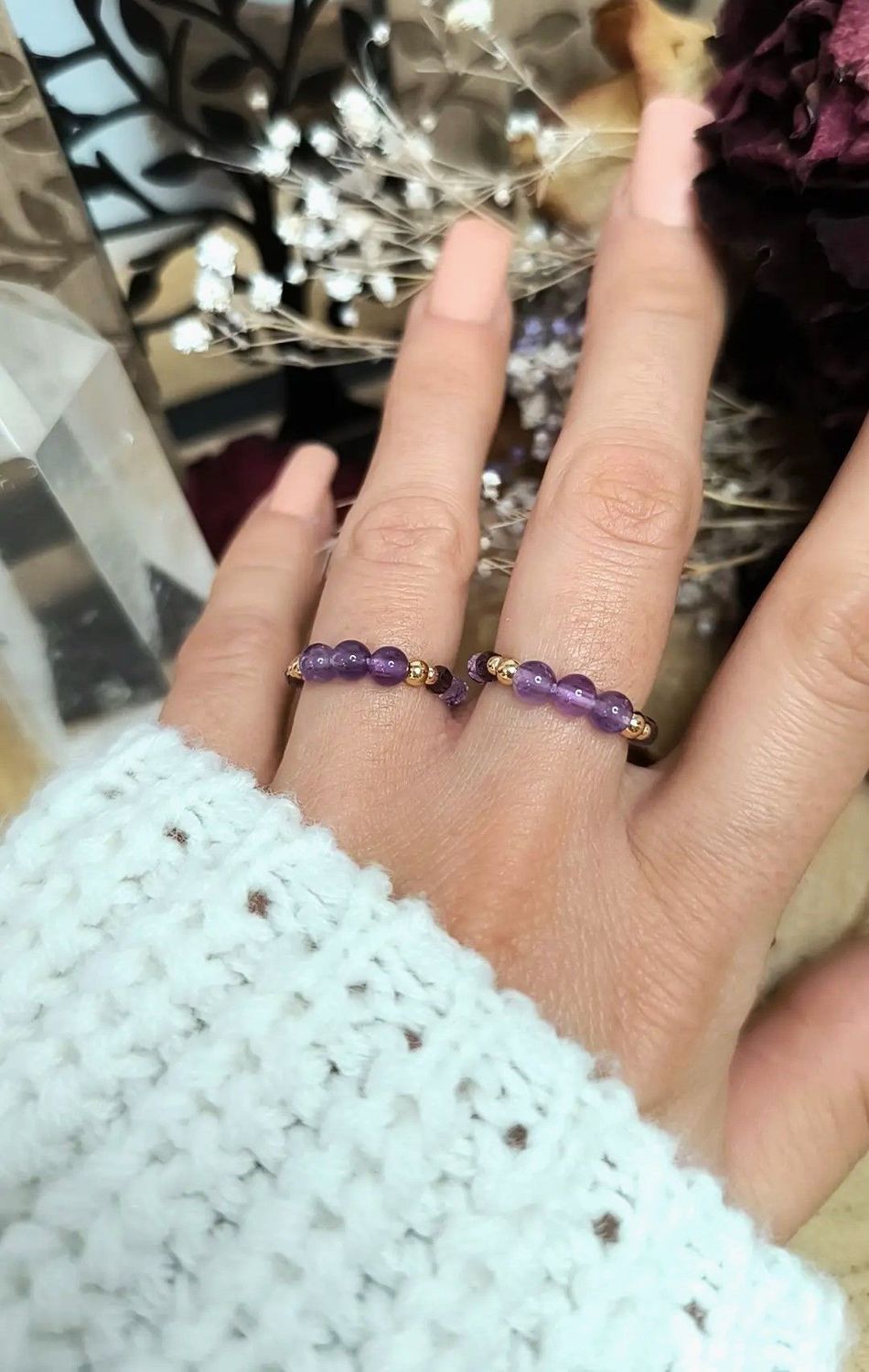 Bague "Perséide" Améthyste
