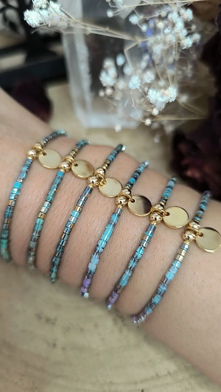 Bracelet "CYRA" en Perles de Miyuki