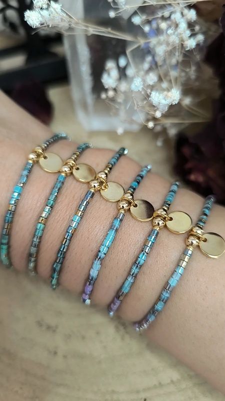 Bracelet "CYRA" en Perles de Miyuki