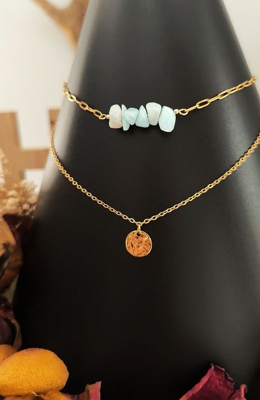 Collier "Amazonia" en Amazonite