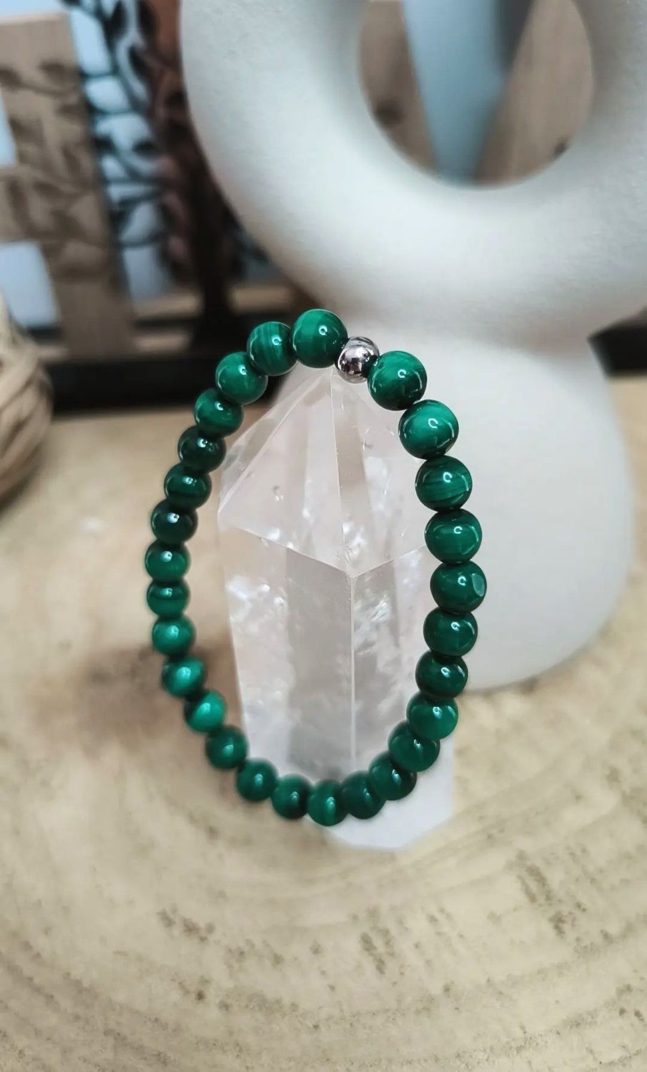 Bracelet en Malachite