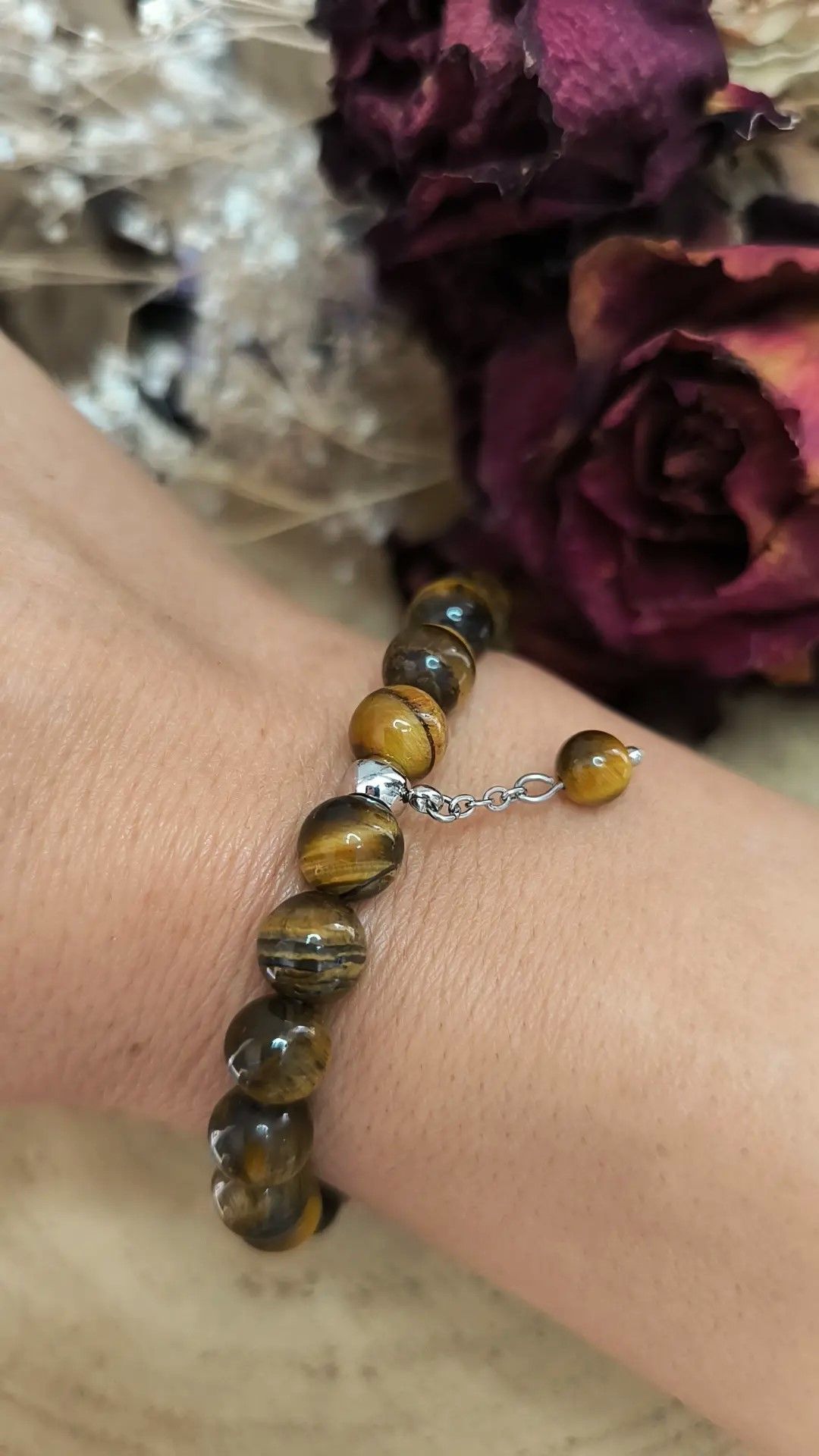 Bracelet en Oeil de Tigre / Pour Elle