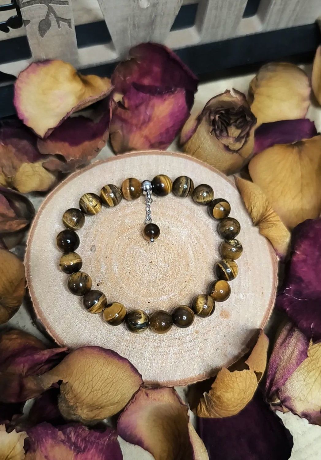 Bracelet en Oeil de Tigre / Pour Elle