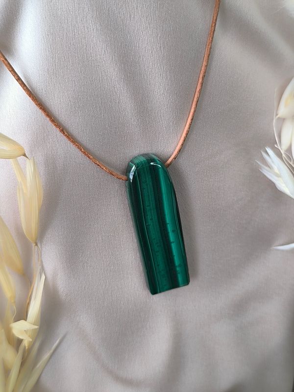 Pendentif en Malachite