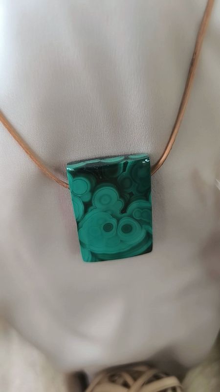 Pendentif en Malachite