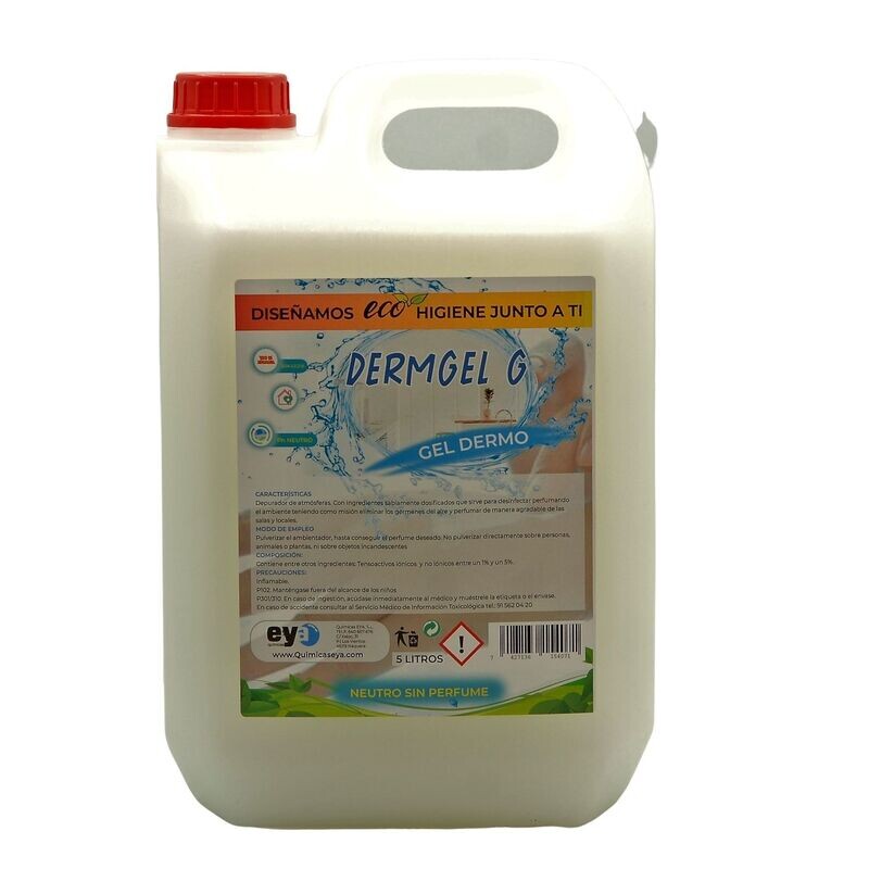 Jabón nacarado neutro perfumado Dermagel 5 L