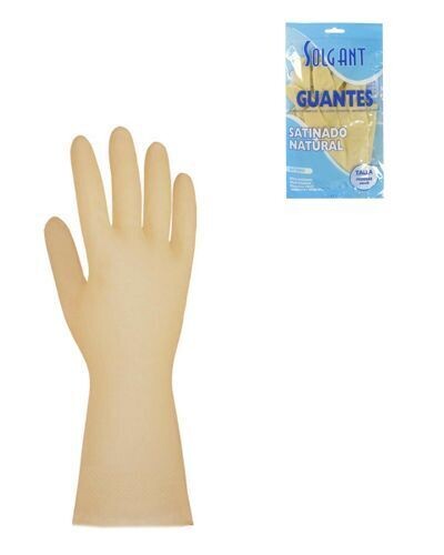 Guantes satinados natura