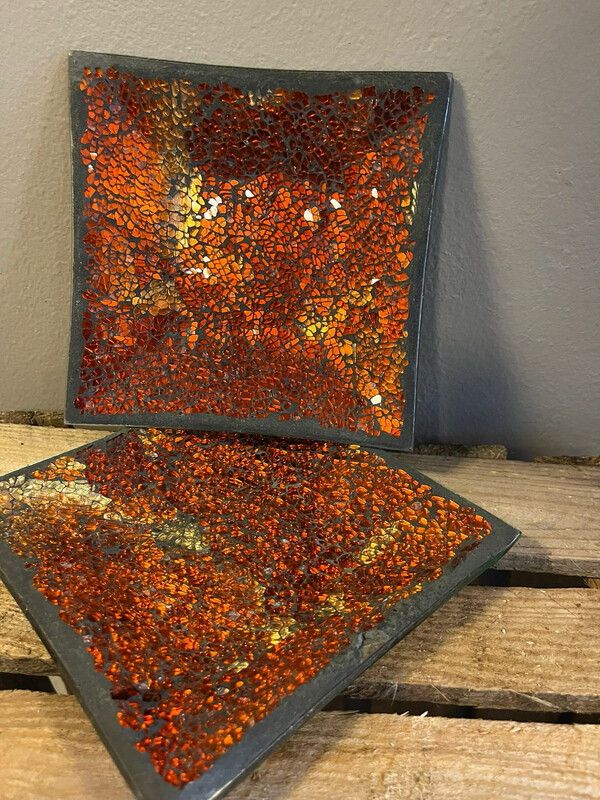 Glas Schaaltje Orange