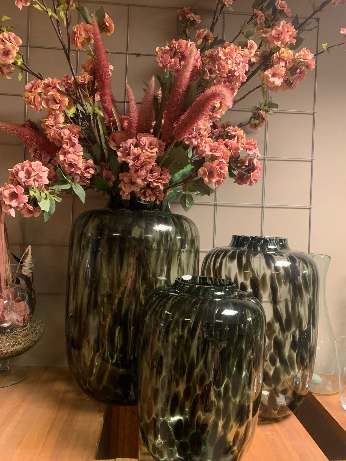Vase Glass 42 x34 cm
