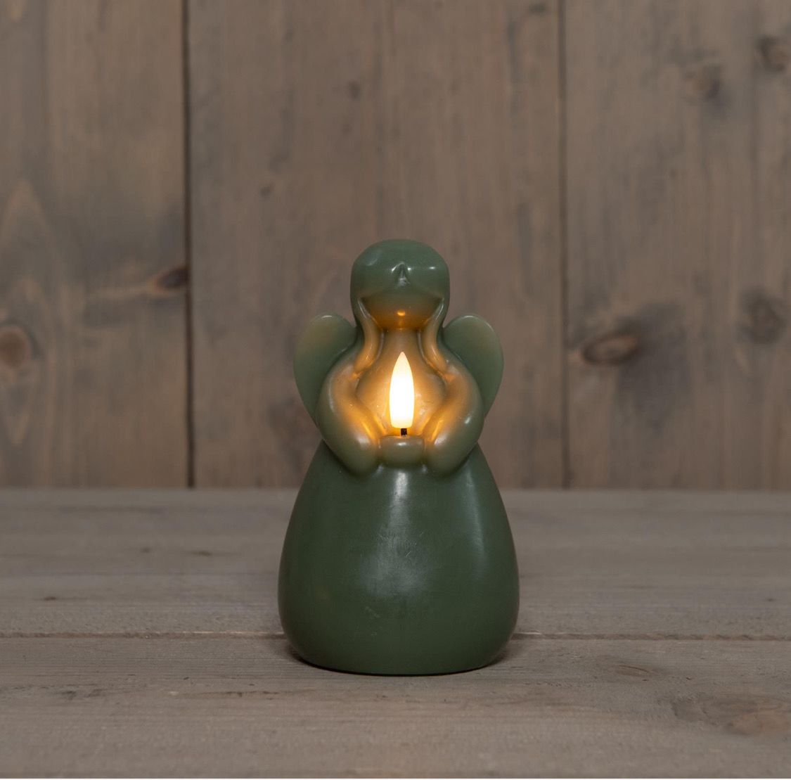 Kaars engel led Groen