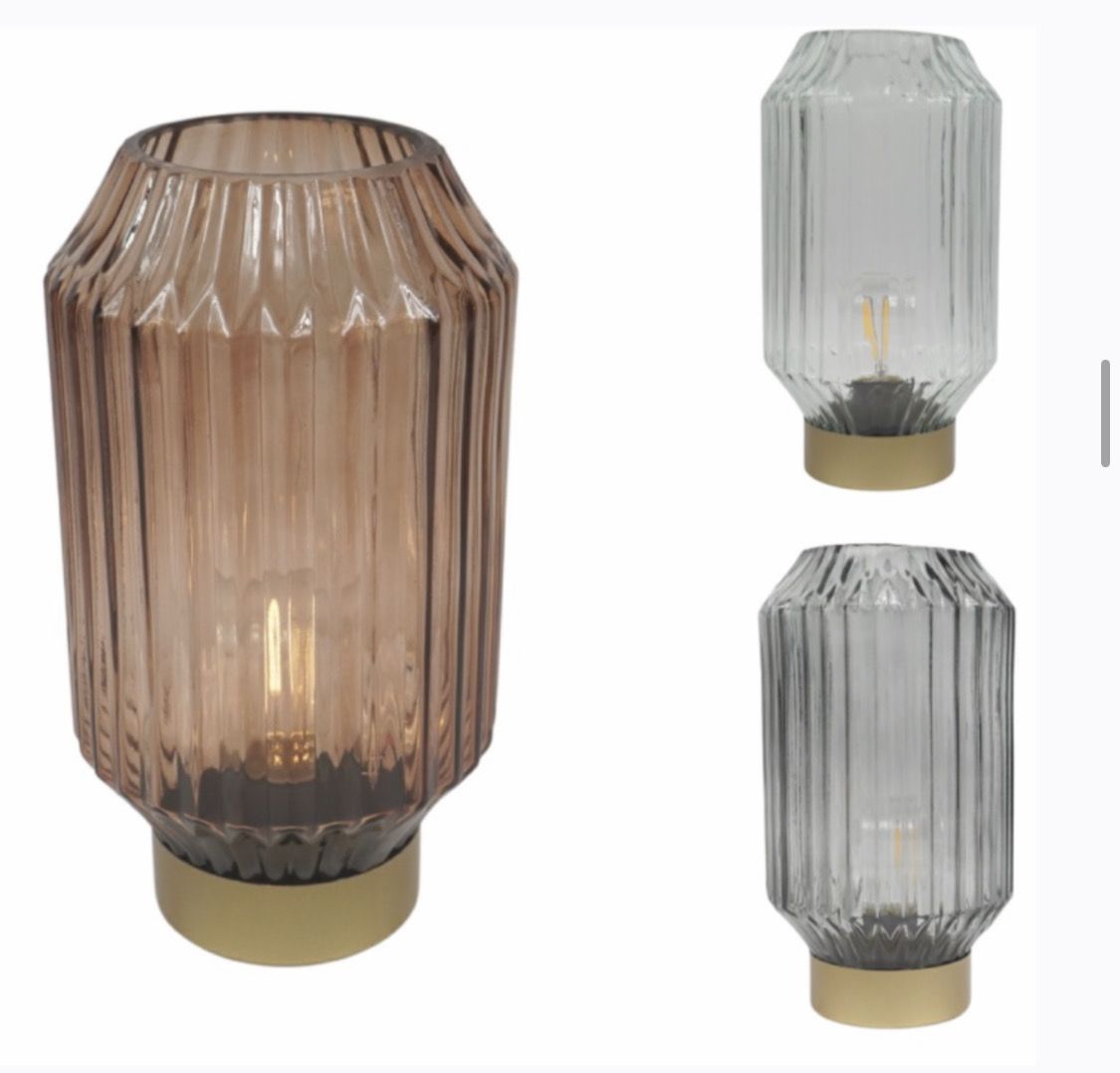 Table lamp Glas LED battery