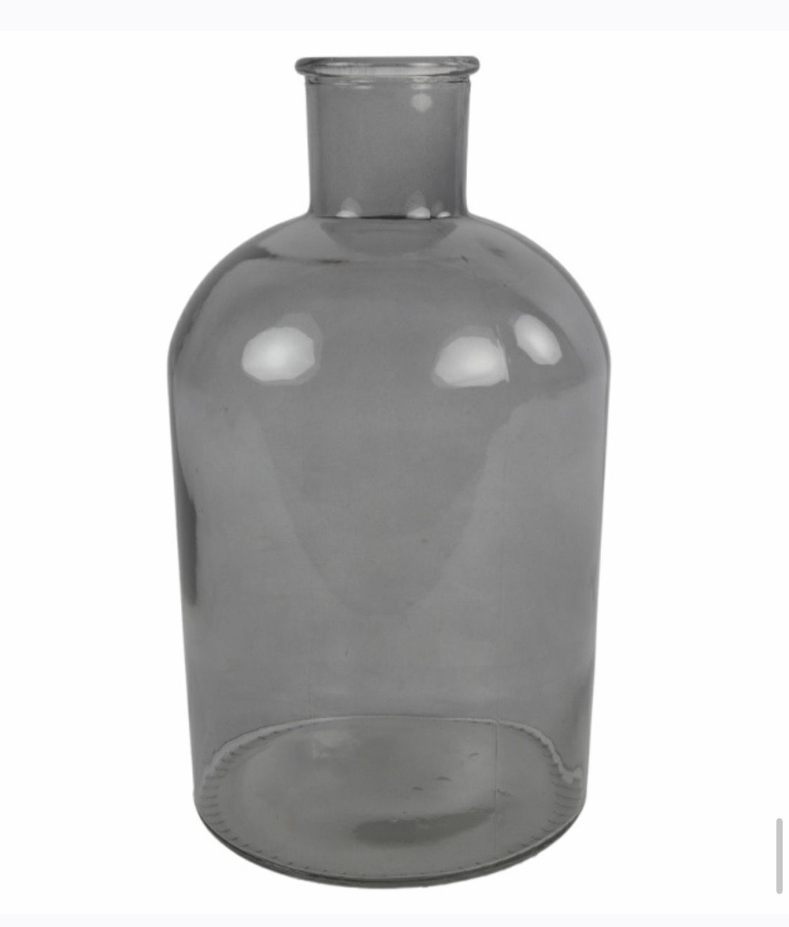 Countryfield bottle vase Dena L dark gray 31 cm