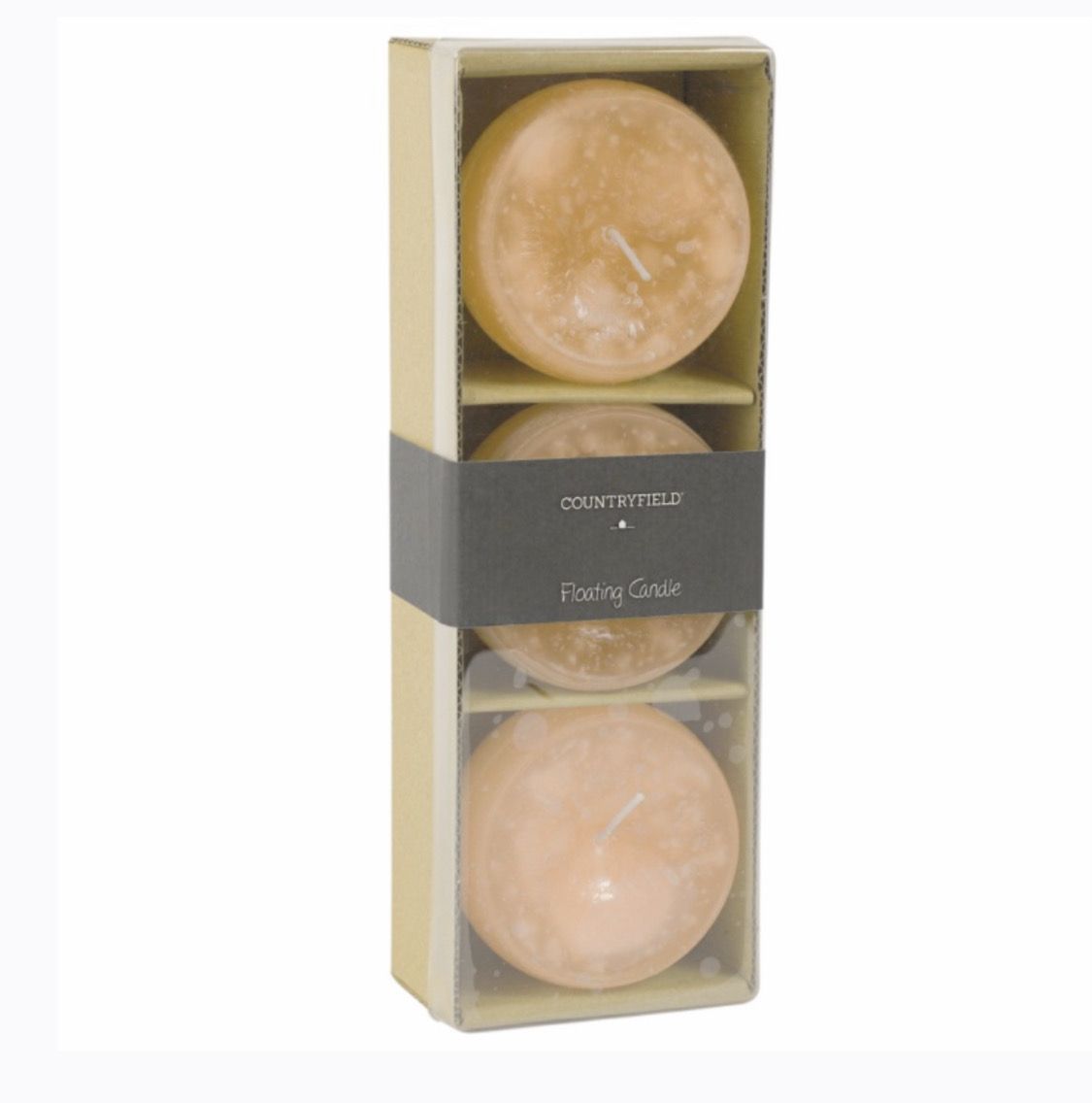 Countryfield floating candle Amber