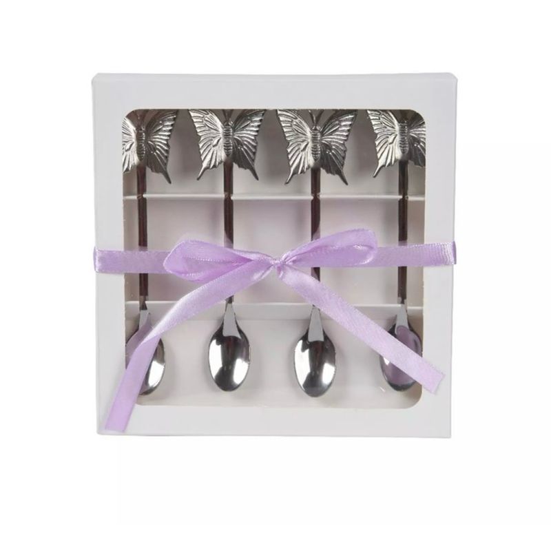Vlinder theelepel set