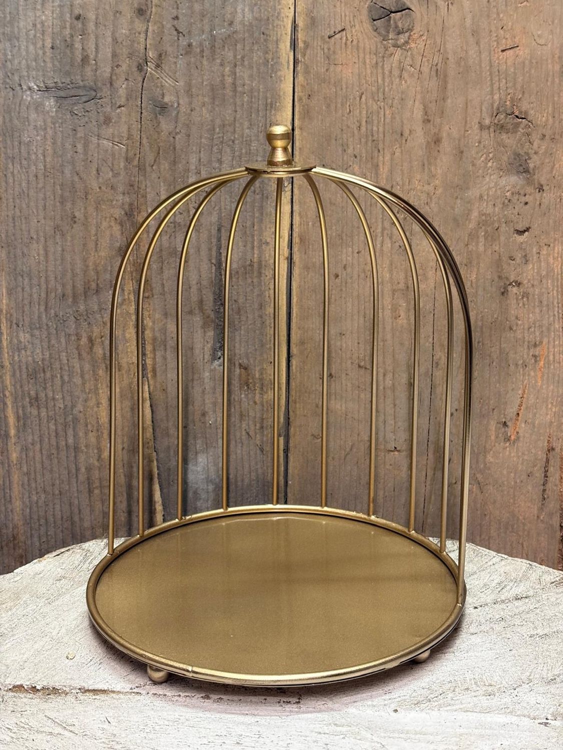 Decoratie kooi goud