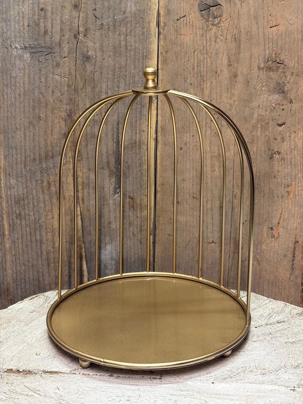 Decoratie kooi goud
