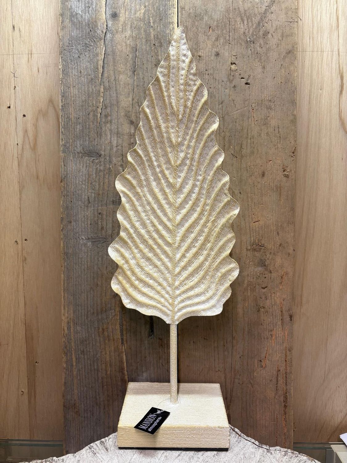 Decoratie veer op voet