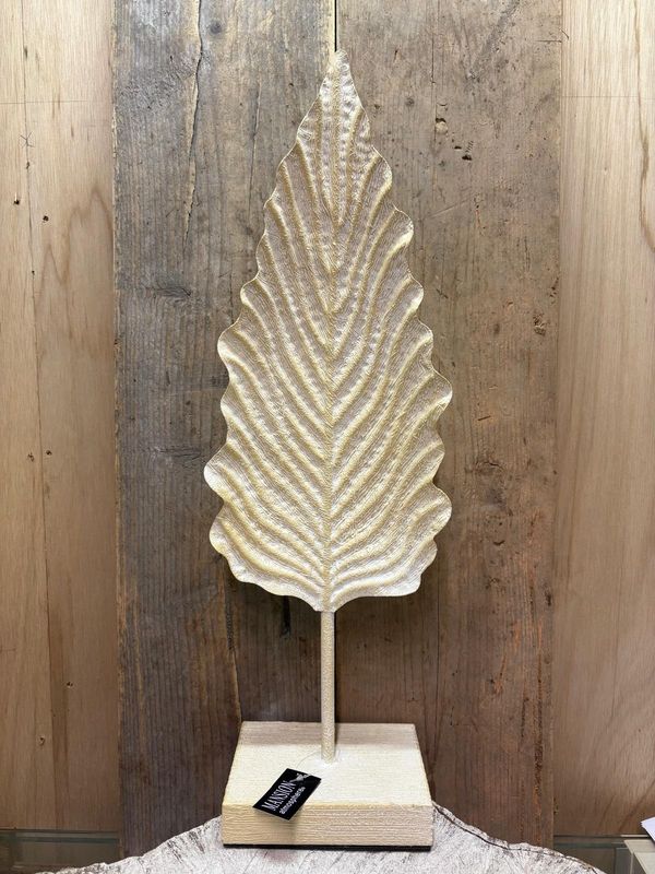 Decoratie veer op voet