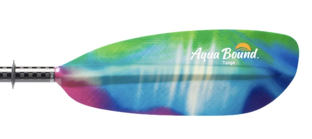 Aqua Bound Tango Fiberglass 2pc, Color: Northern Lights (Blue/Green), Size: 210cm