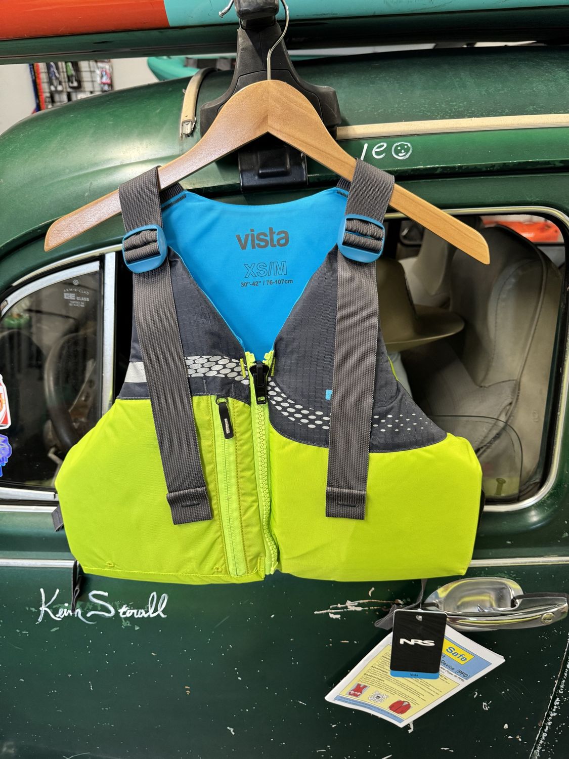 NRS Vista, Color: Green, Size: XS/MD