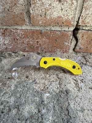Spyderco Dragonfly 2 Salt FRN Yellow Hawkbill