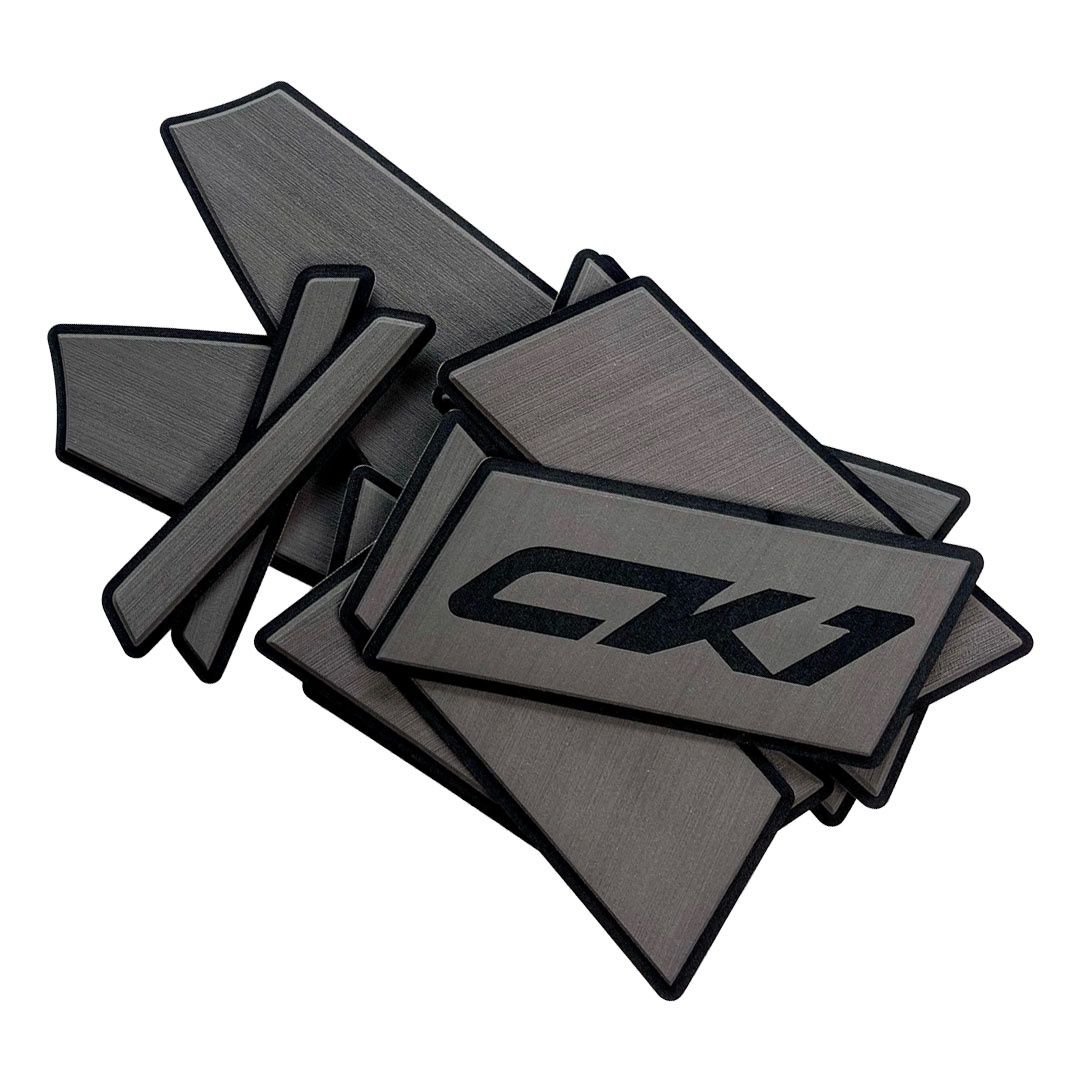 Crescent CK1 Venture Deck Pads, Color: Charcoal