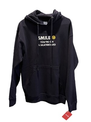 Smile Your On A Skateboard Hoodie