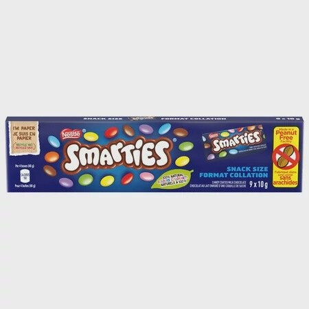 Smarties 9x10g Candy Coated