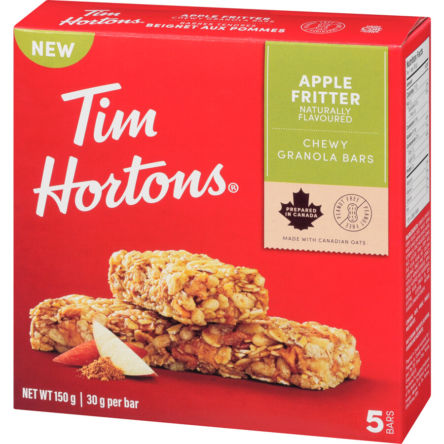 Tim Hortons Apple fritter Chewy Granola bars150g