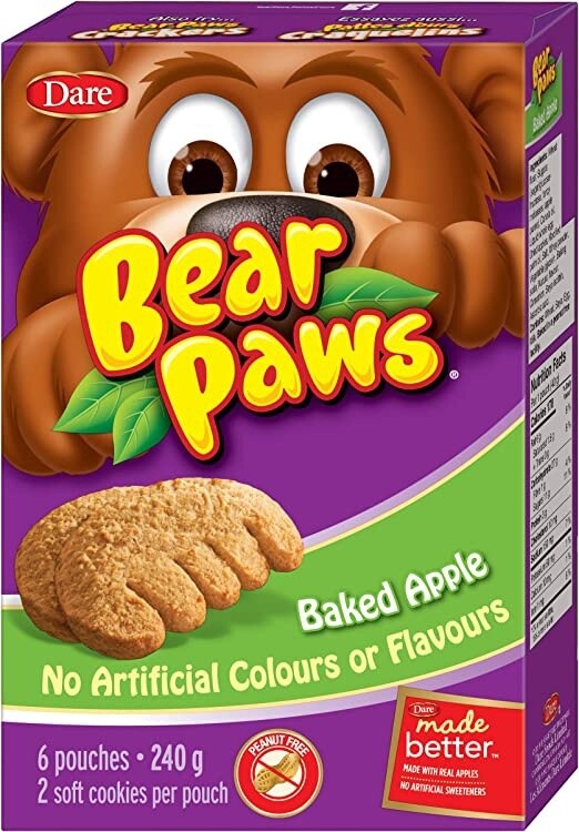 Bear Paws Baked Apple 240g