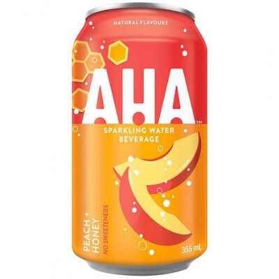 AHA Peach Honey 355mlx12