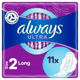 ALWAYS ULTRA Instant Dry PINK PACK 8CT SIZE 2