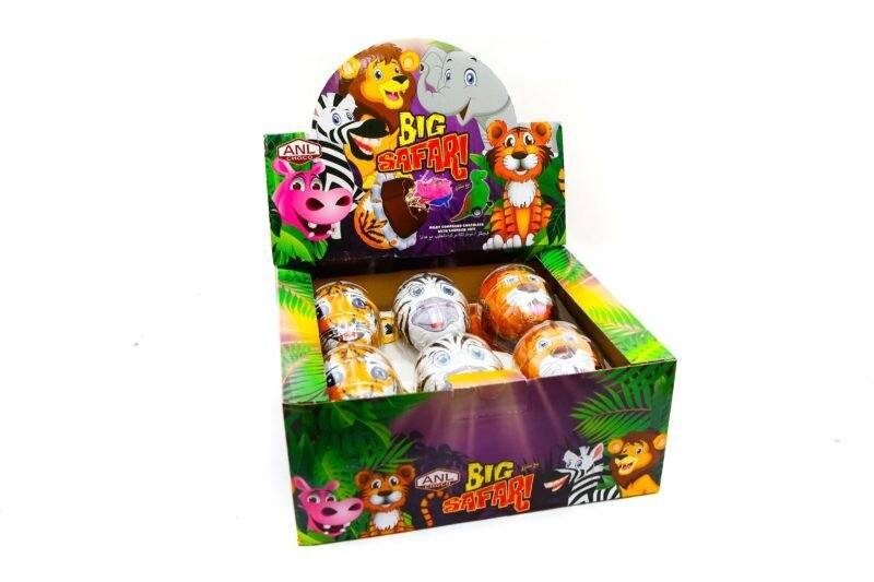 ANL BIG SAFARI MILK CH SURPRISE EGG 55g