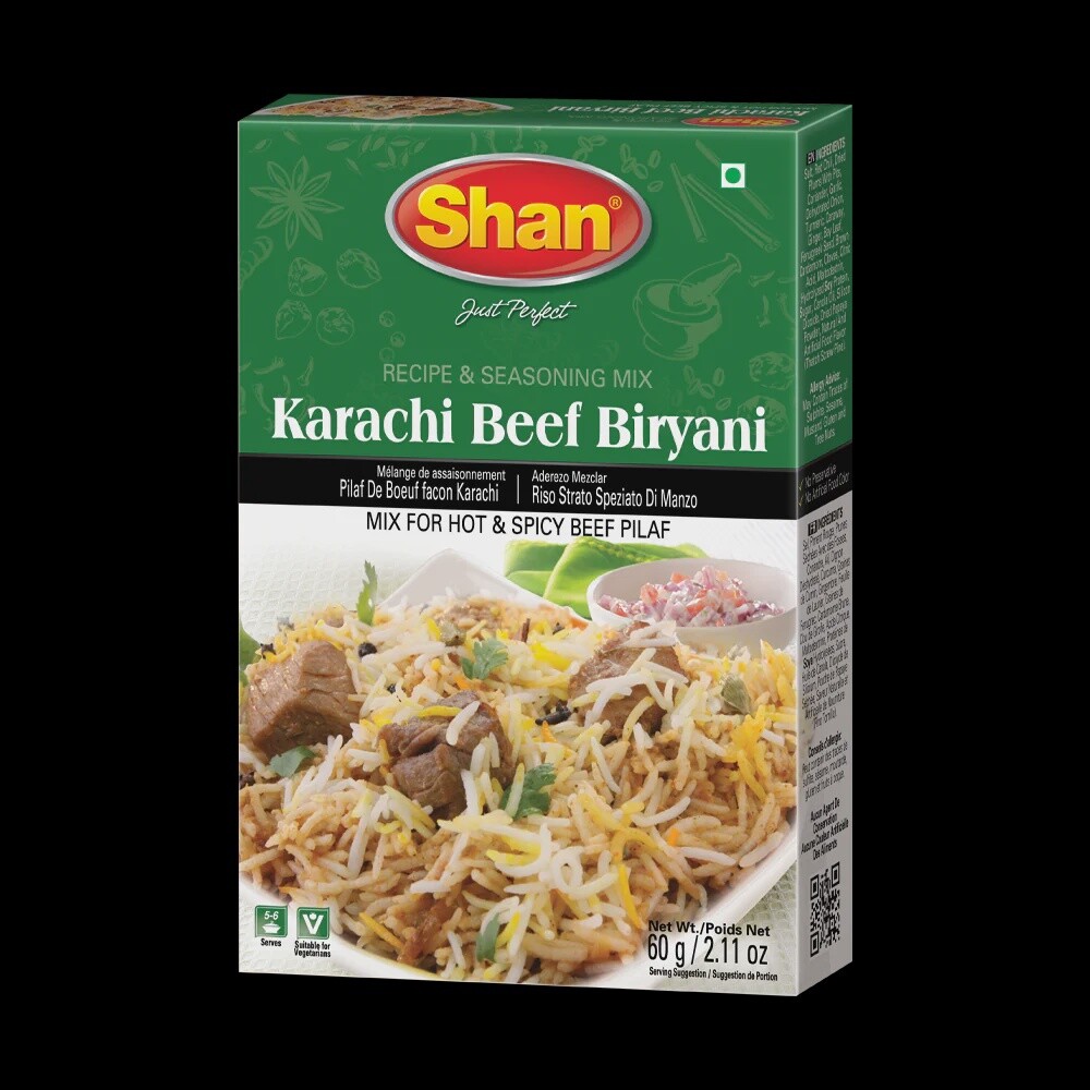 SHAN BIRYANI KARACHI BEEF PRE 60g