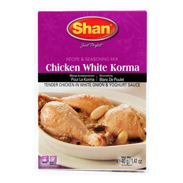 SHAN CHICKEN WHT KORMA PRE 40g