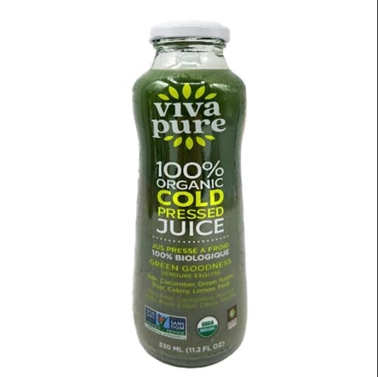 Viva 100% Organic Juice Green Goodness 330ml