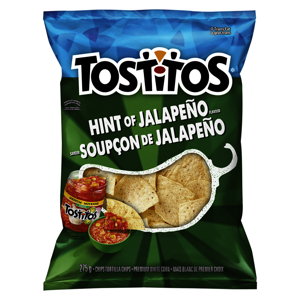 Tostitos Hint of Jalapeno Tortilla Chips 275g