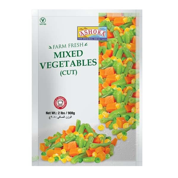 ASHOKA VEG. MIXED VEGETABLES 908g