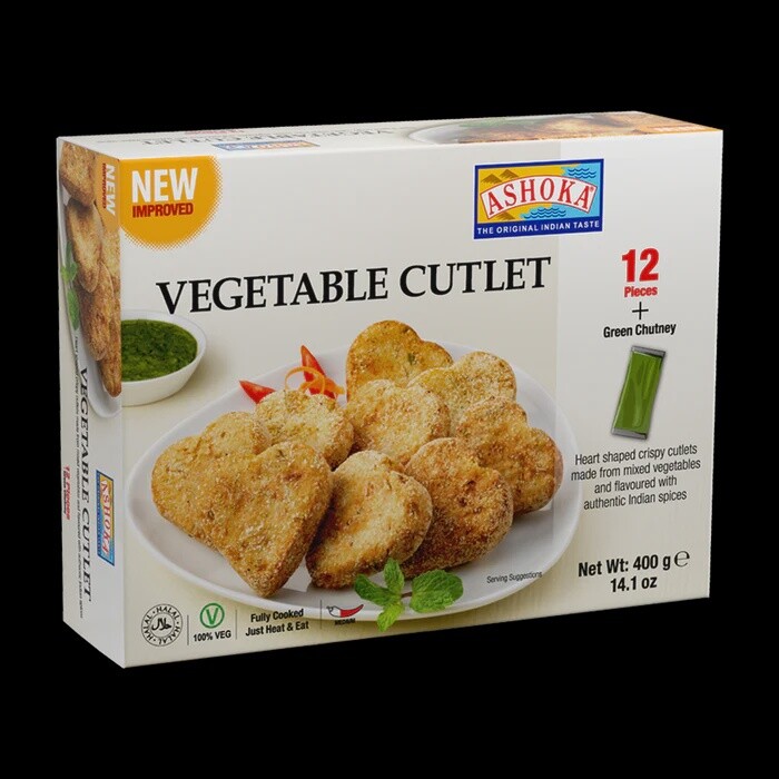 ASHOKA VEGETABLE CUTLET 12Pc 400g