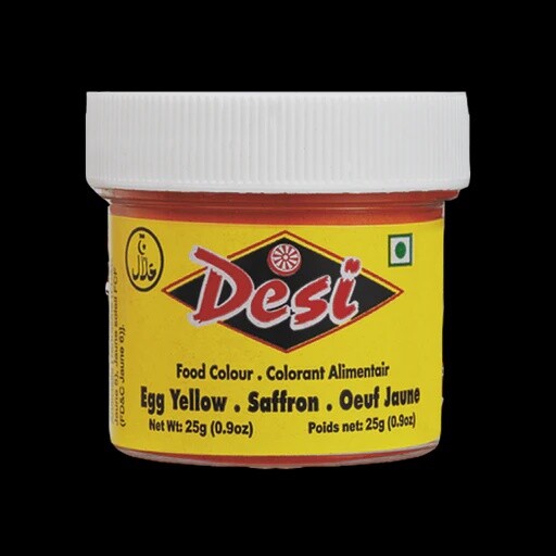 DESI YELLOW FOOD COLOR  25g