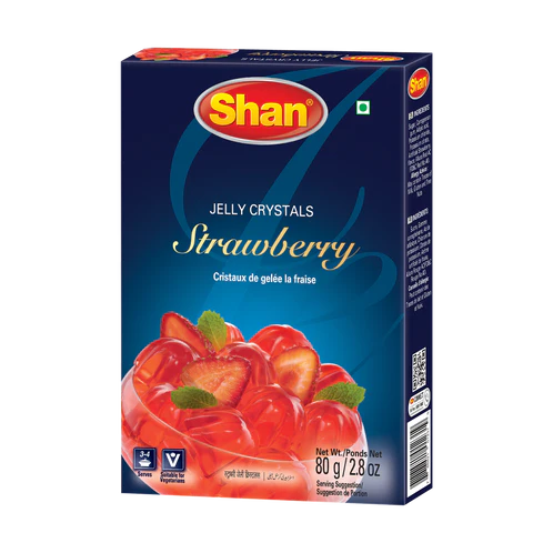 SHAN JELLY CRYSTAL STRAWBERRY 80g