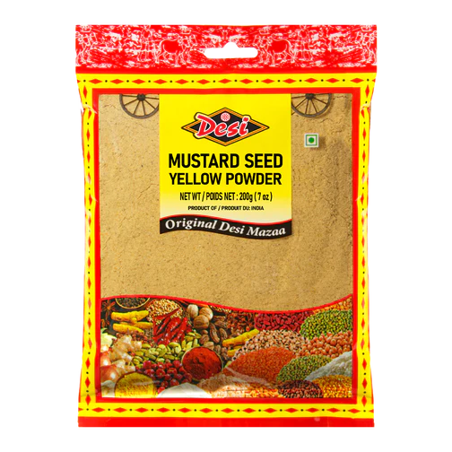 MUSTARD SEEDS POWDER YELLOW DESI 200g