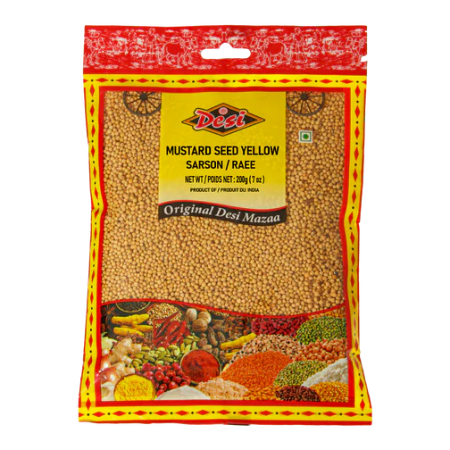 MUSTARD SEEDS YELLOW DESI  200g