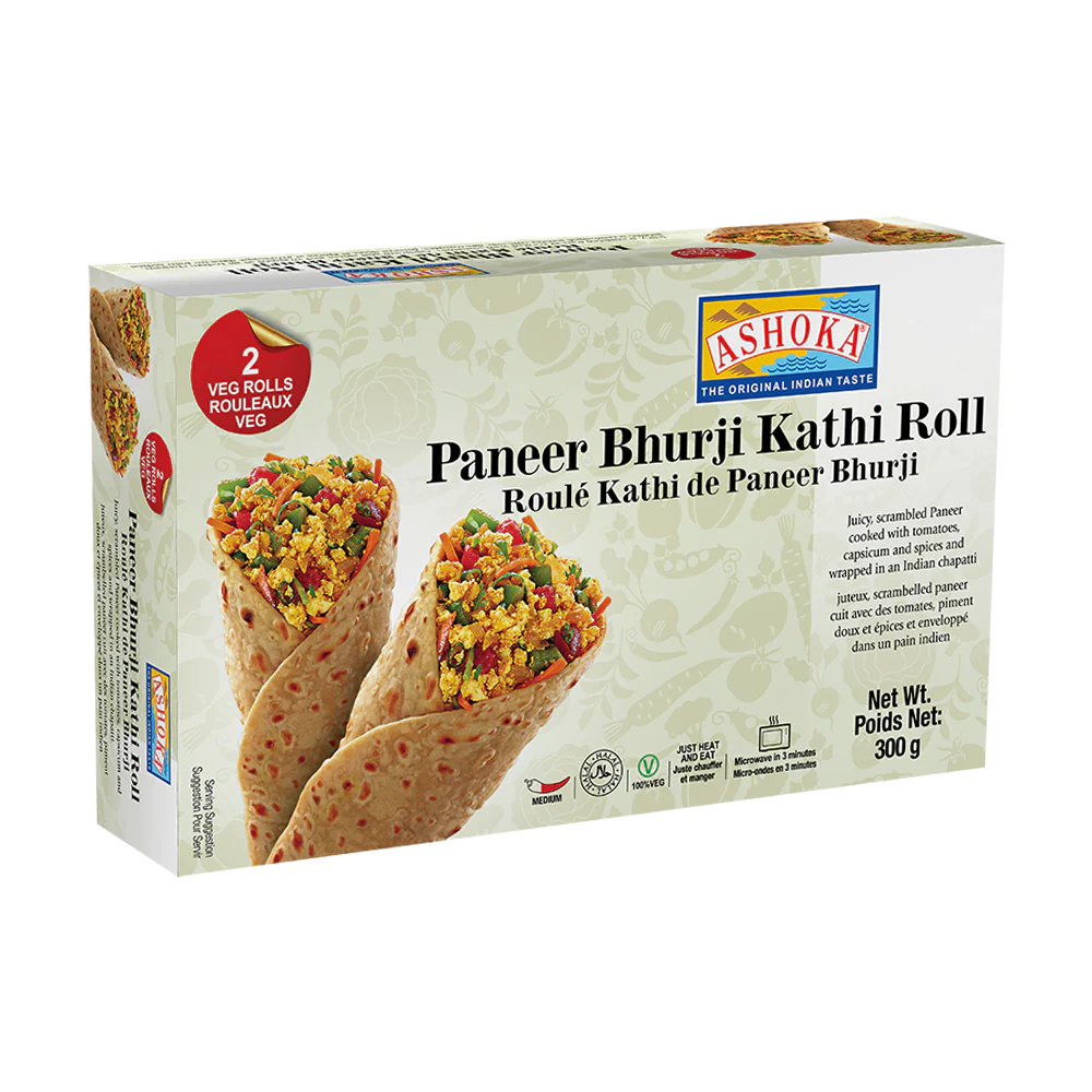 Ashoka Paneer Bhurji Kathi Roll 300g 2 VEG ROLLS